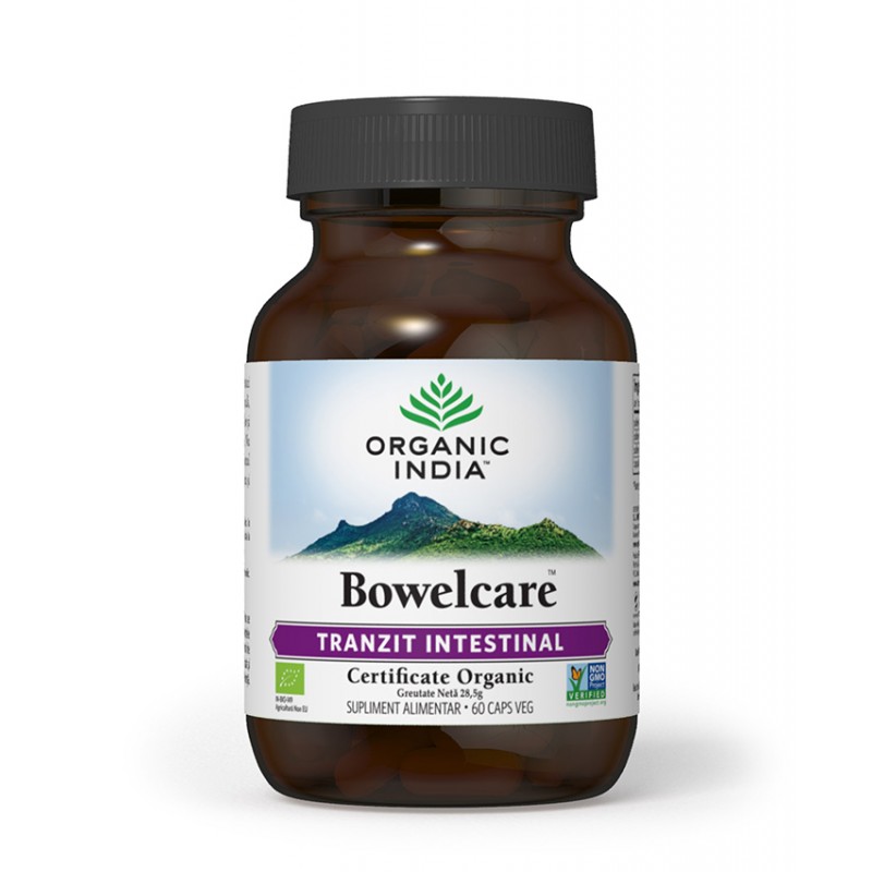 Bowelcare | Tranzit Intestinal, Combate Balonarea, 60 capsule vegetale
